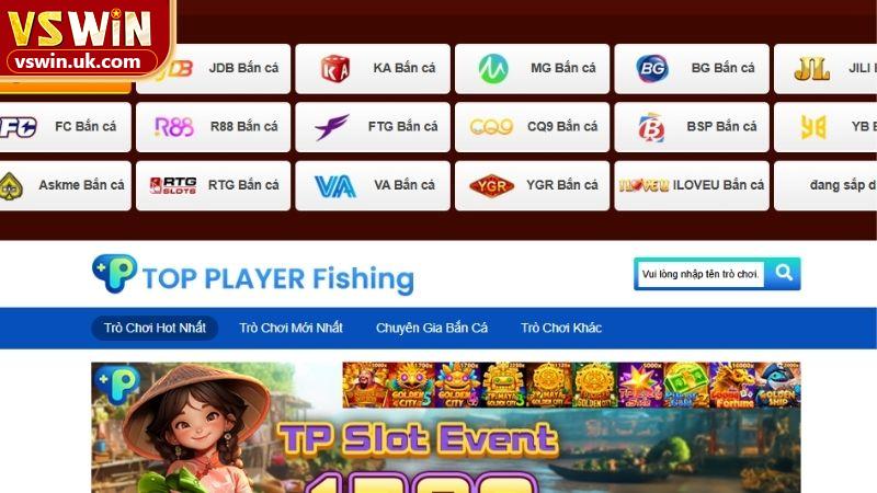 Khám phá sảnh chơi bắn cá VSWIN