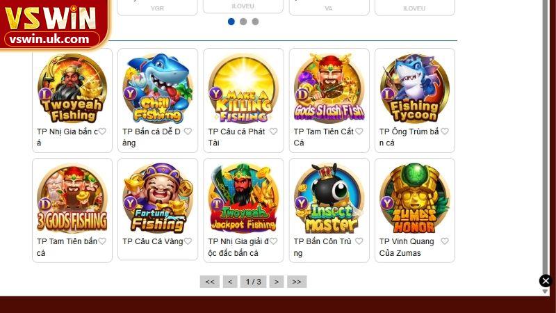 TOP 4 game bắn cá được yêu thích nhất tại bắn cá VSWIN
